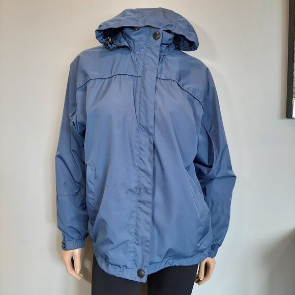 Stormtech Performance Shell Mens Jacket w Stowaway Hood Mens Size Medium Blue - Picture 5 of 16